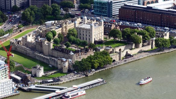 Vista aérea de la Torre de Londres
